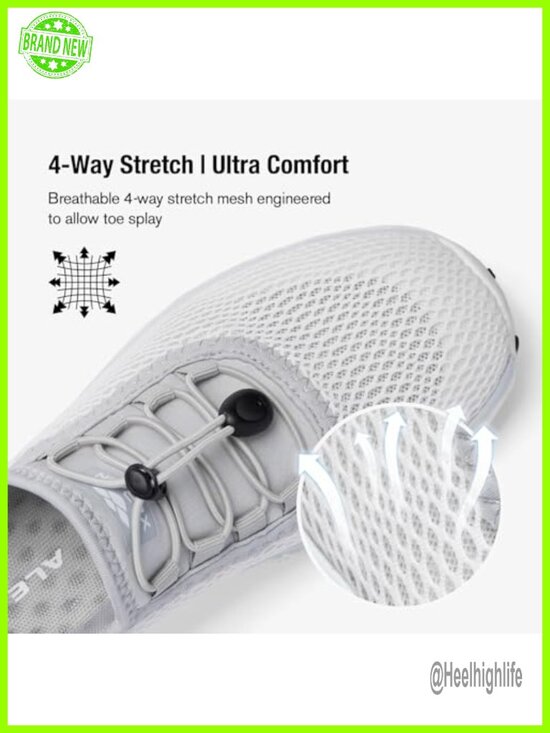 ALEADER Lightweight Womens Quick Drying Xdrain Water Shoes  Women\'s Quick-Dry Water Shoes, Lightweight Xdrain Sneakers for Water Sports